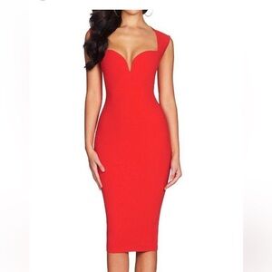 NOOKIE revolve Madonna Bodycon Midi Dress